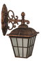 Opviq Lámpara de Pared Exterior BAP-68183-BKR-M1 Marrón